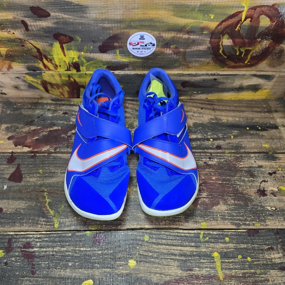 Nike Zoom Rival Jump‎ Men's Size 9.5 Track Shoes Spikes Blue DR2756-400 New - Picture 2 of 8